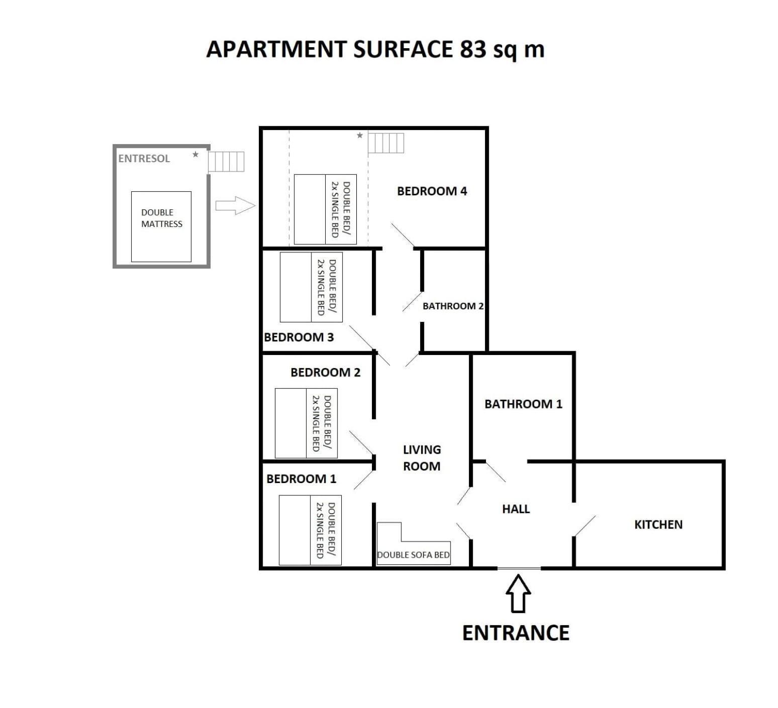 Ground Floor Family Apartment Краків Екстер'єр фото