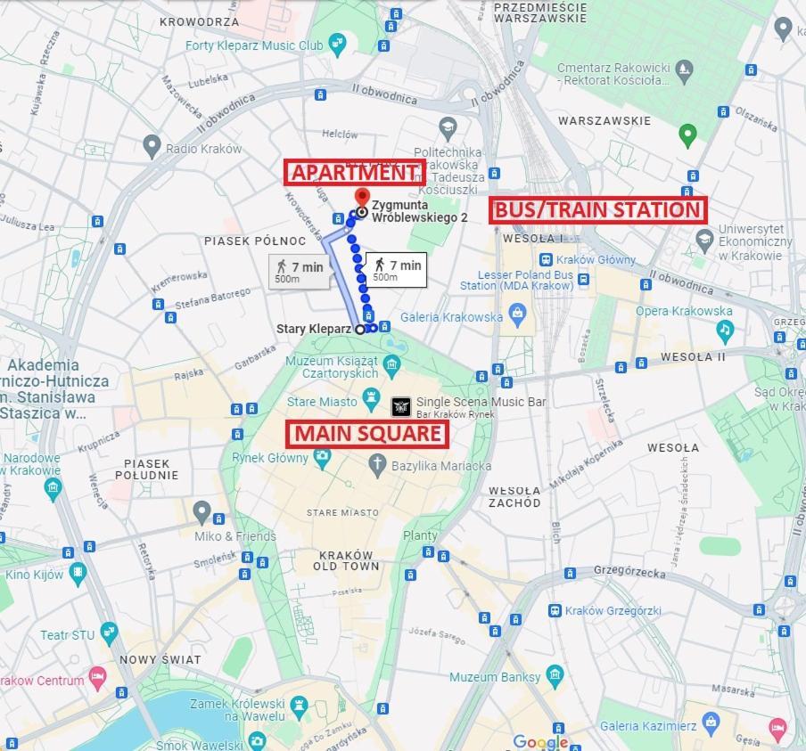 Ground Floor Family Apartment Краків Екстер'єр фото